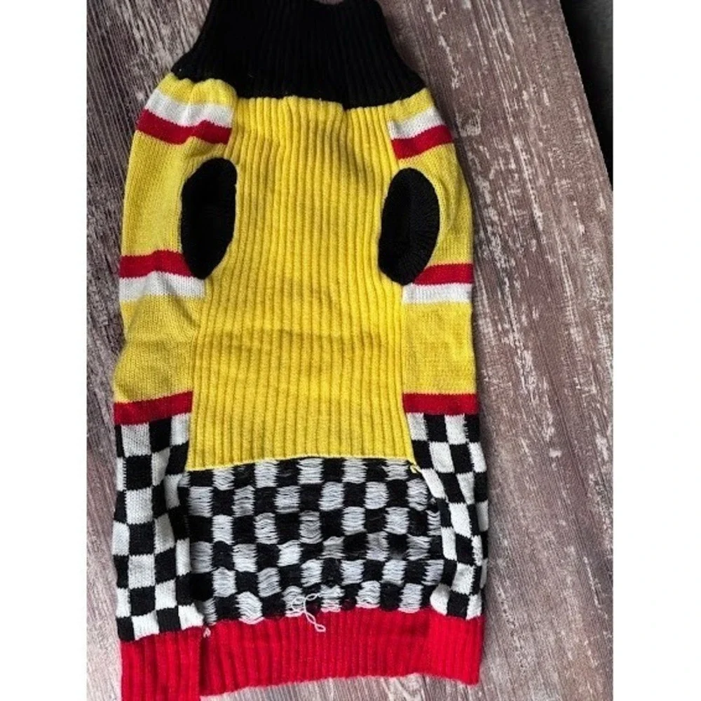 Nickelodeon Spongebob Squarepants Sponge Racer Dog Sweater Size Large